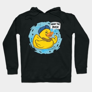 Funny Rubberduck "What The Duck" Hoodie